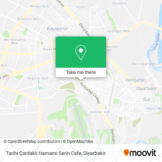 Tarihi Çardaklı Hamamı Serin Cafe map