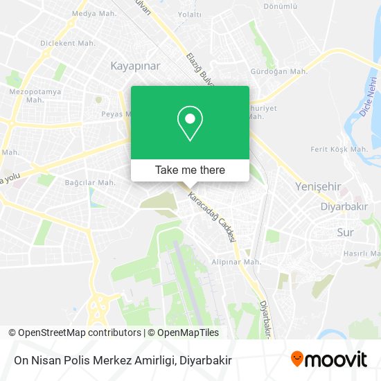 On Nisan Polis Merkez Amirligi map