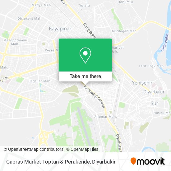 Çapras Market Toptan & Perakende map