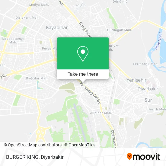 BURGER KING map