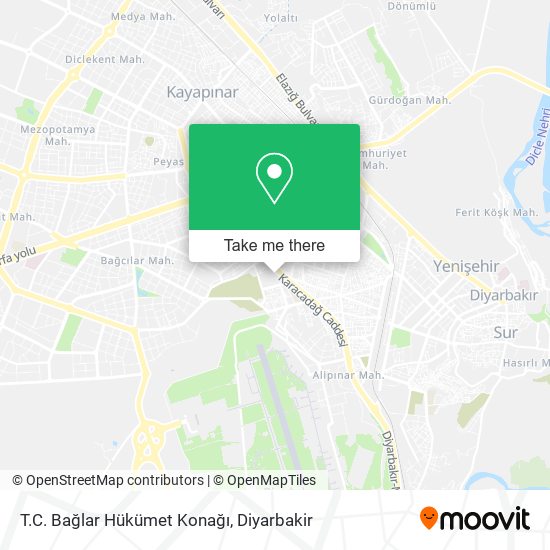 T.C. Bağlar Hükümet Konağı map
