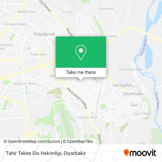 Tahir Tekes Dis Hekimligi map