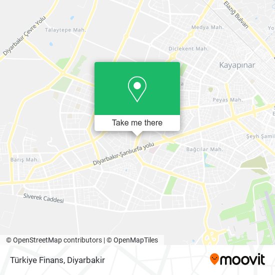 Türkiye Finans map