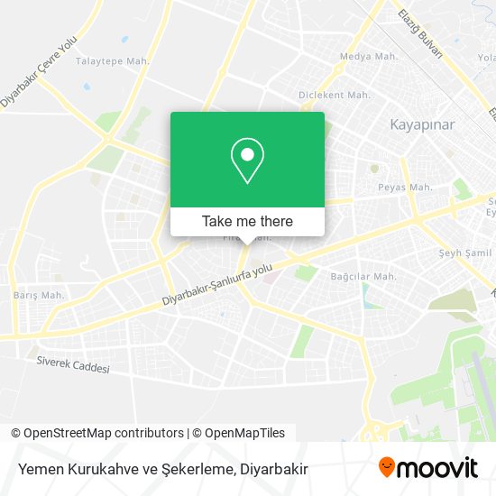 Yemen Kurukahve ve Şekerleme map