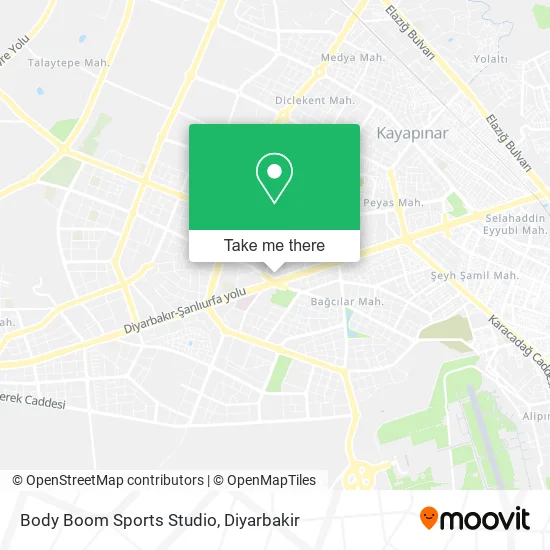 Body Boom Sports Studio map