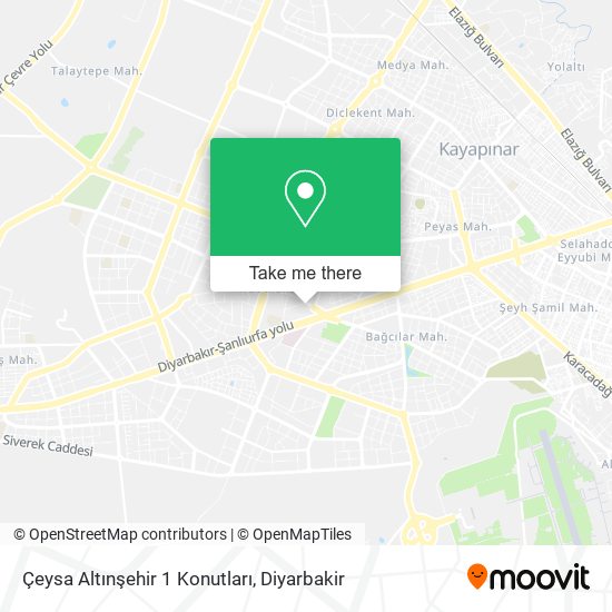 Çeysa Altınşehir 1 Konutları map