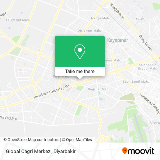 Global Cagri Merkezi map