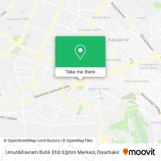Umut&Kavram Butik Etüt Eğitim Merkezi map