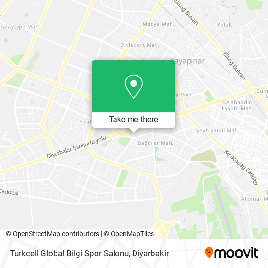 Turkcell Global Bilgi Spor Salonu map