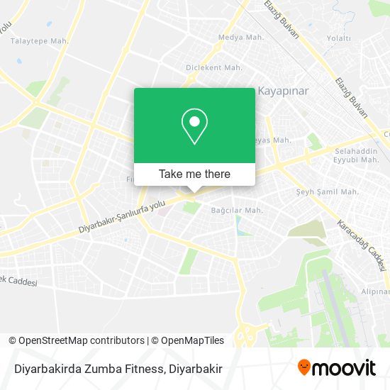Diyarbakirda Zumba Fitness map