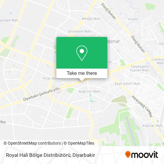 Royal Hali Bölge Distribütörü map