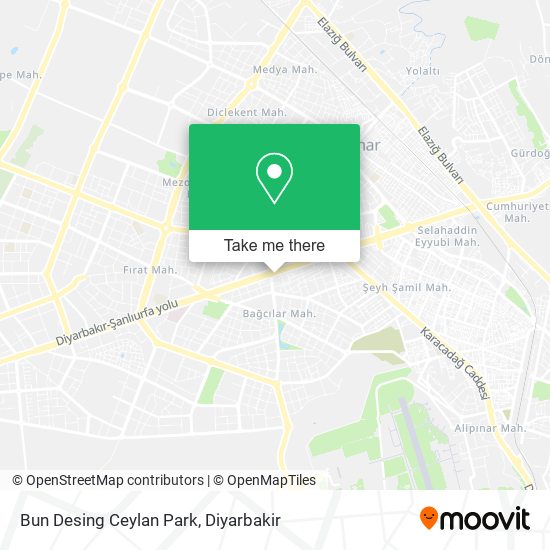 Bun Desing Ceylan Park map