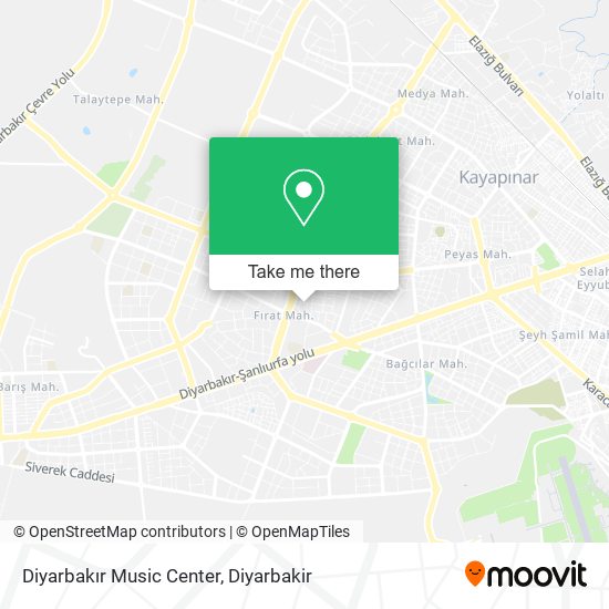 Diyarbakır Music Center map