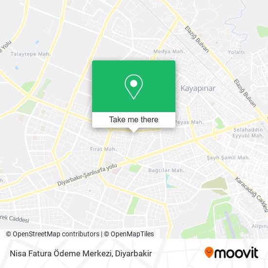 Nisa Fatura Ödeme Merkezi map