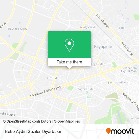 Beko Aydın Gaziler map