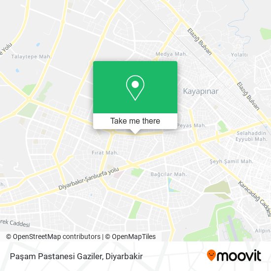 Paşam Pastanesi Gaziler map
