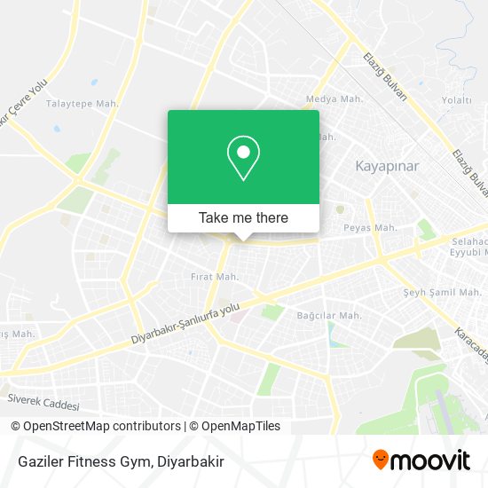 Gaziler Fitness Gym map