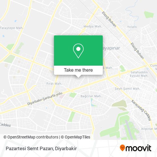 Pazartesi Semt Pazarı map
