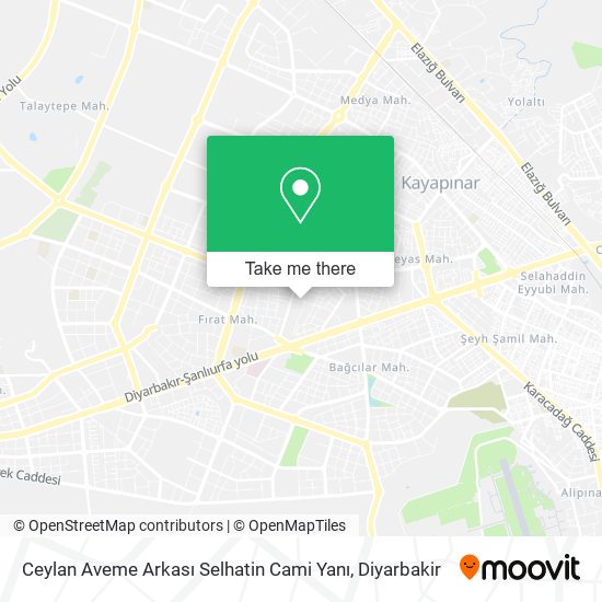 Ceylan Aveme Arkası Selhatin Cami Yanı map