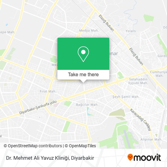 Dr. Mehmet Ali Yavuz Kliniği map