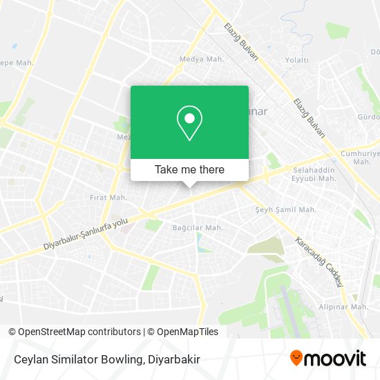 Ceylan Similator Bowling map