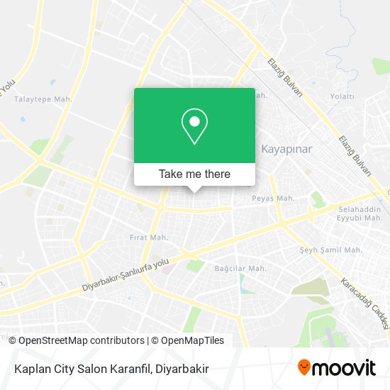 Kaplan City Salon Karanfil map