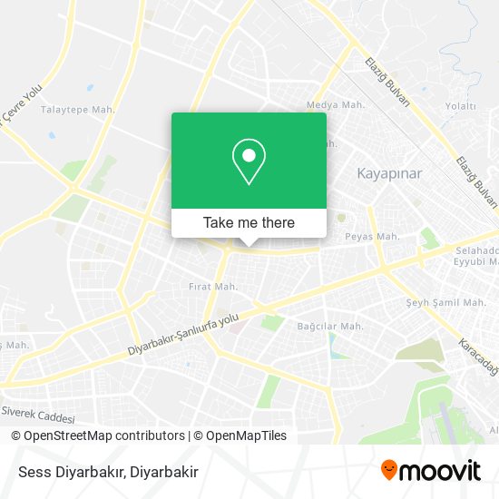 Sess Diyarbakır map