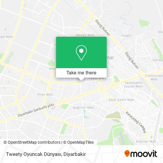 Tweety Oyuncak Dünyası map