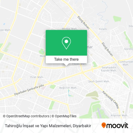 Tahiroğlu İnşaat ve Yapı Malzemeleri map