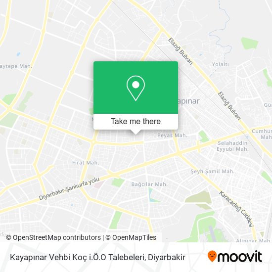 Kayapınar Vehbi Koç i.Ö.O Talebeleri map