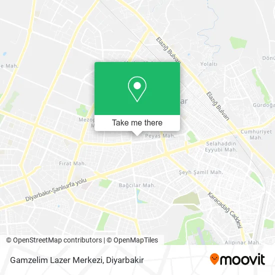 Gamzelim Lazer Merkezi map