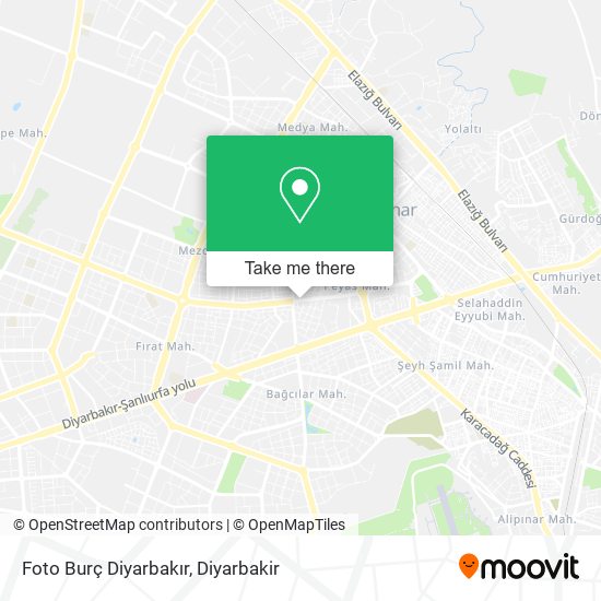 Foto Burç Diyarbakır map