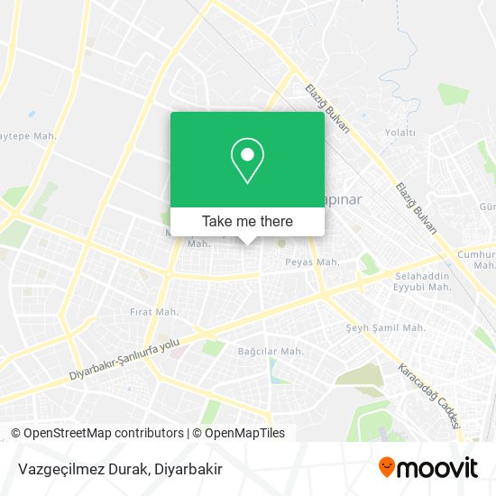 Vazgeçilmez Durak map