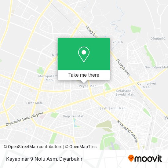Kayapınar 9 Nolu Asm map