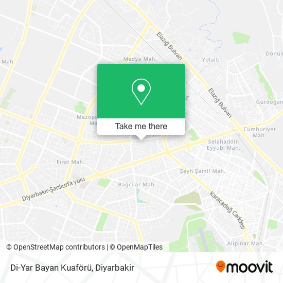 Di-Yar Bayan Kuaförü map