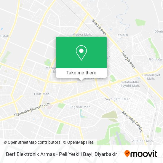 Berf Elektronik Armas - Peli Yetkili Bayi map