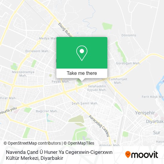 Navenda Çand Û Huner Ya Cegerxwin-Cigerxwın Kültür Merkezi map