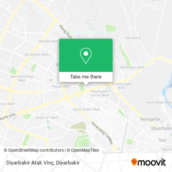 Diyarbakır Atak Vinç map