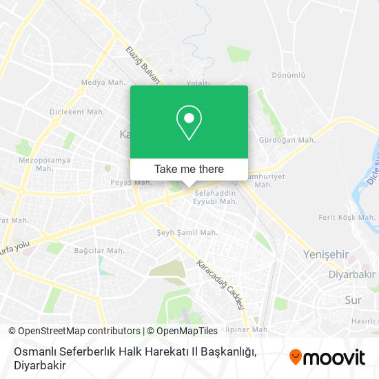 Osmanlı Seferberlık Halk Harekatı Il Başkanlığı map