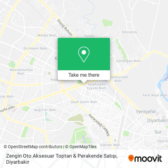 Zengin Oto Aksesuar Toptan & Perakende Satışı map