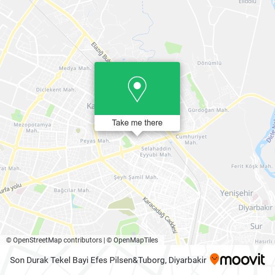 Son Durak Tekel Bayi Efes Pilsen&Tuborg map