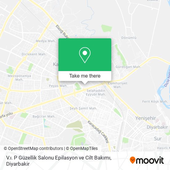 V.ı. P Güzellik Salonu Epilasyon ve Cilt Bakımı map