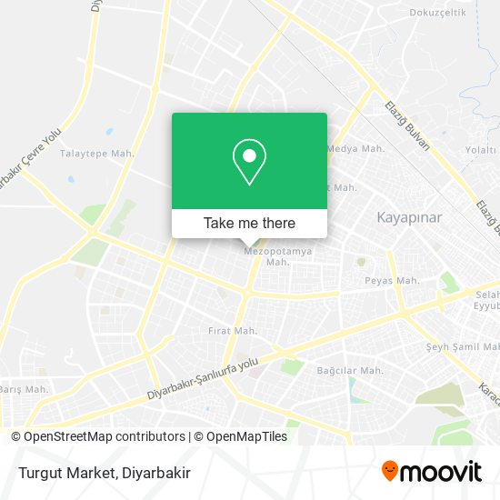 Turgut Market map