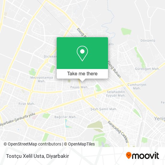 Tostçu Xelil Usta map