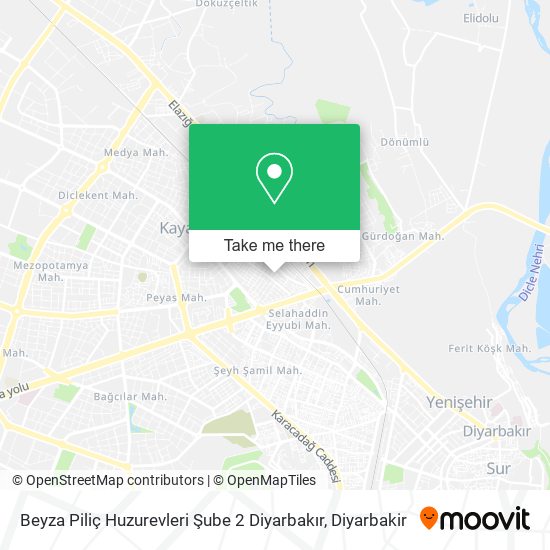 Beyza Piliç Huzurevleri Şube 2 Diyarbakır map
