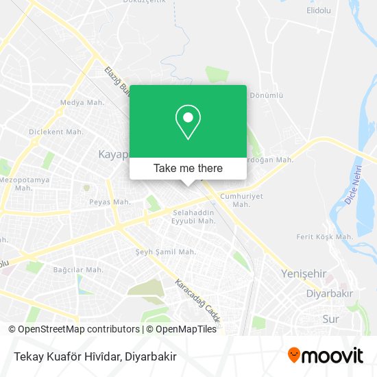 Tekay Kuaför Hîvîdar map