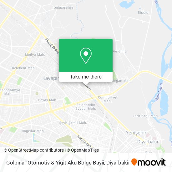 Gölpınar Otomotiv & Yiğit Akü Bölge Bayii map