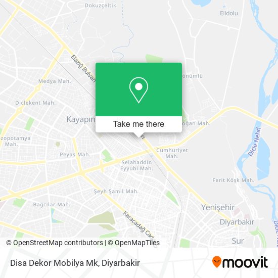 Disa Dekor Mobilya Mk map