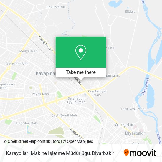 Karayolları Makine İşletme Müdürlüğü map