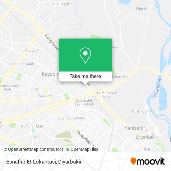 Esnaflar Et Lokantasi map